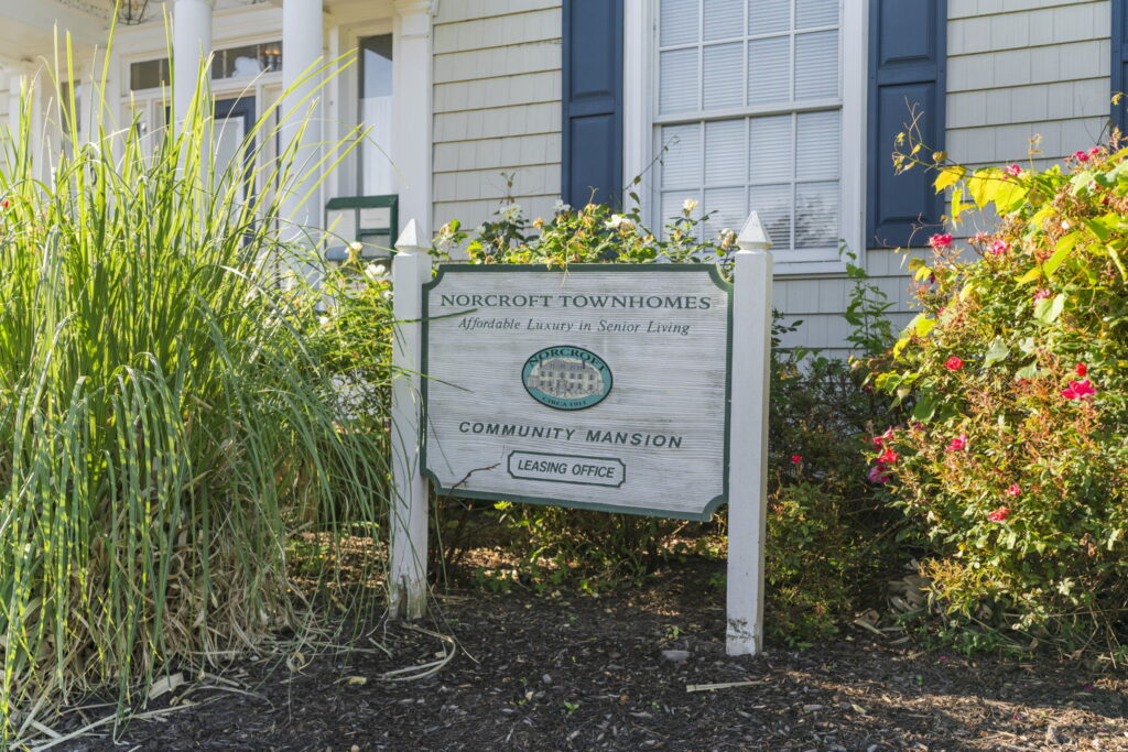 Norcroft Townhomes sign