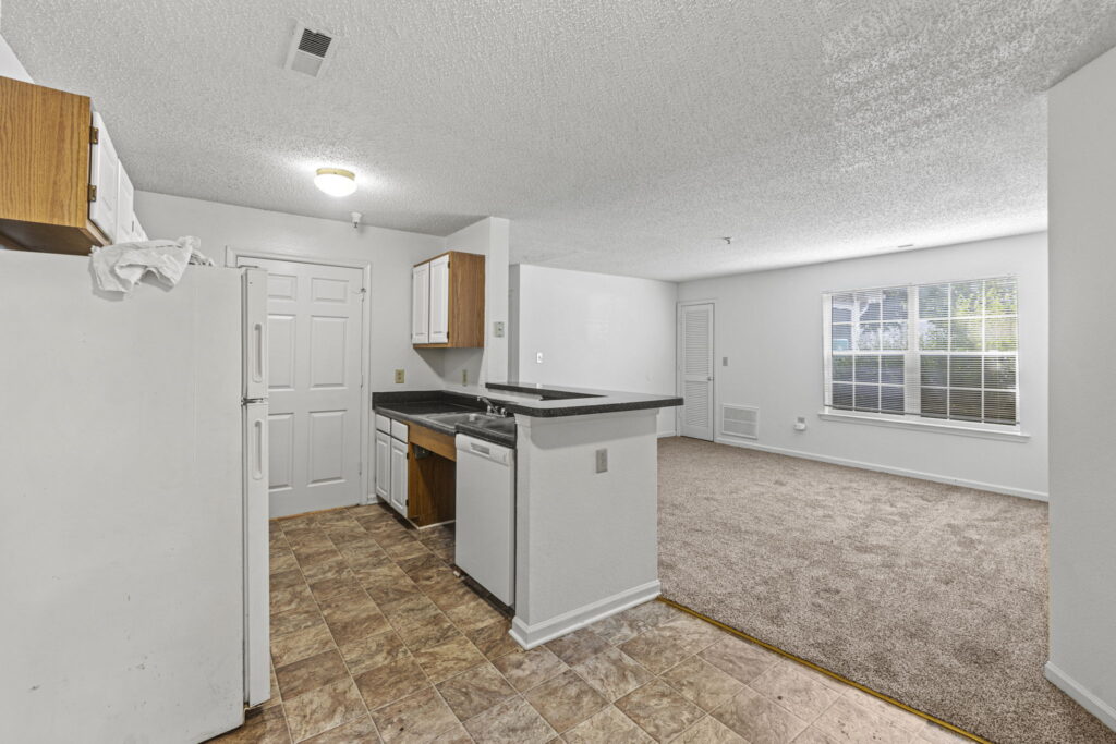 Mallard Cove Apartments View from kitchen of living space