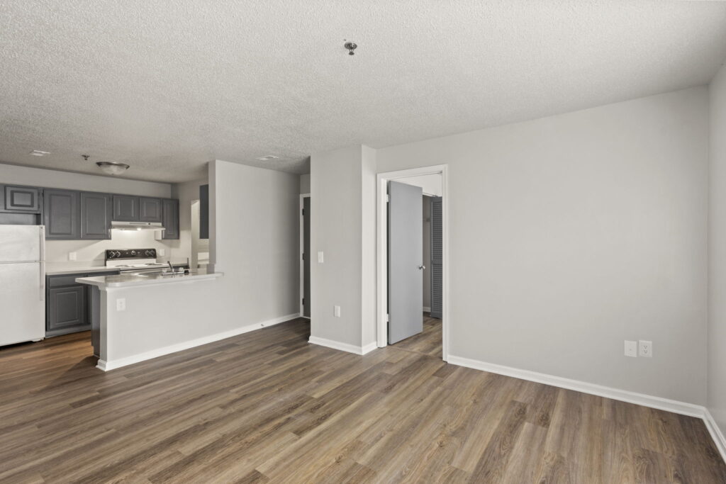 Quartermill Apartments open floor plan