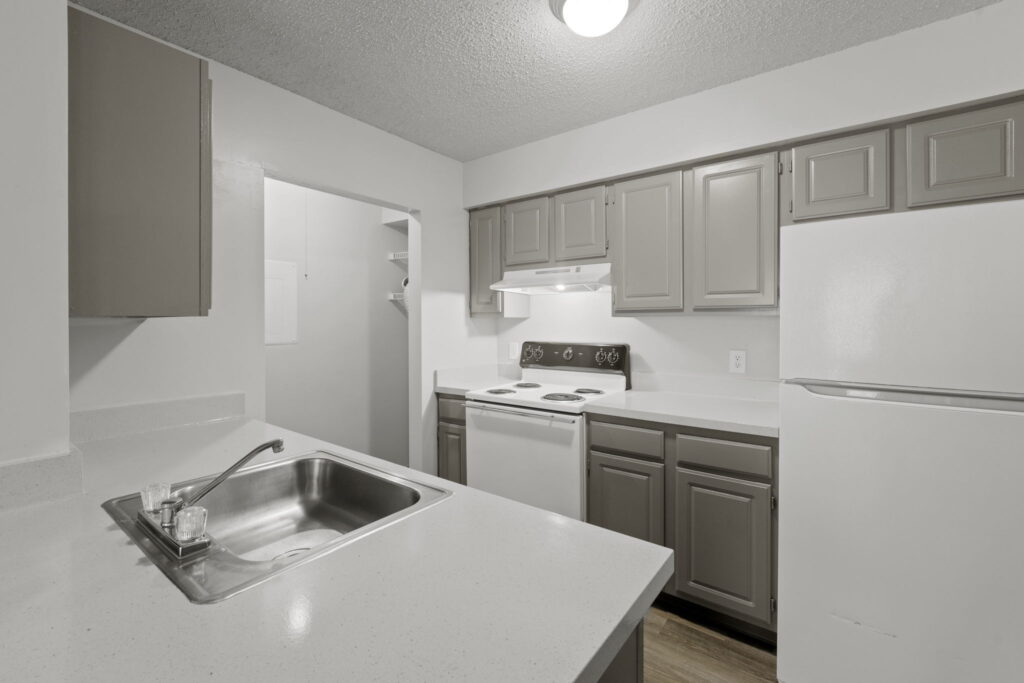 updated kitchen at Quartermill Apartments