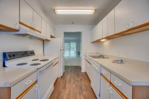 Stafford Lakes Apartments kitchen - white