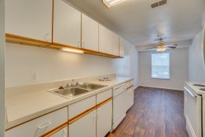 Stafford Lakes Apartments kitchen - white